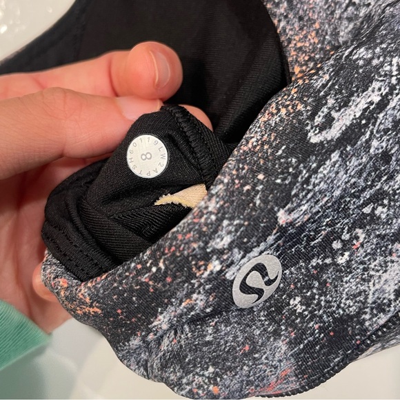 Lululemon Invigorate Bra, Azurite Poppy Coral Multi, SZ 8 - Picture 4 of 5